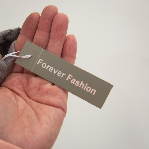 Neutral gray drape neck cowl neck soft stretchy top XL Forever Fashion soft - Picture 10 of 13